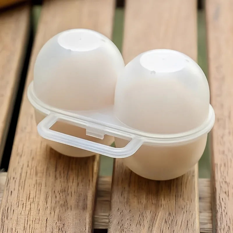 1/2pcs Outdoor Portable Shockproof Egg Box. Anti drop egg storage box, portable egg box.refrigerator storage box. storage box