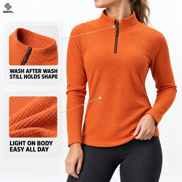 SBWL 2026 New Model High-Quality Women's Outdoor Sports Long-Sleeved T-Shirt for Cycling Mountaineering Breathable Jacket Tops