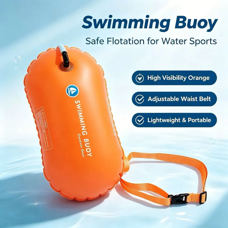 Portable Inflatable Swimming Single Airbag Anal Bug Float PVC Rescue Equipment for Water Activities