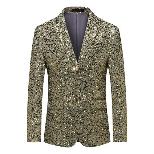 2026 New Men's Long Sleeve Printed Suit Jacket, Fashion Trim Dress Coat, Wedding Business Blazer Masculino Asian Size