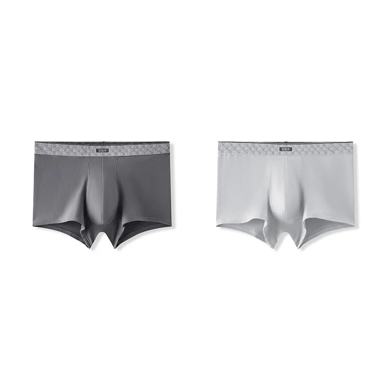 ខោខ្លីបុរស Semir ធ្វើពីក្រណាត់ប្រឆាំងបាក់តេរី វាយនភាពប៉ាក់ ទន់ ពាក់កណ្ដាលចង្កេះ សមល្មម រដូវស្លឹកឈើជ្រុះ ឆ្នាំ២០២៦ ផាសុកភាពប្រចាំថ្ងៃ