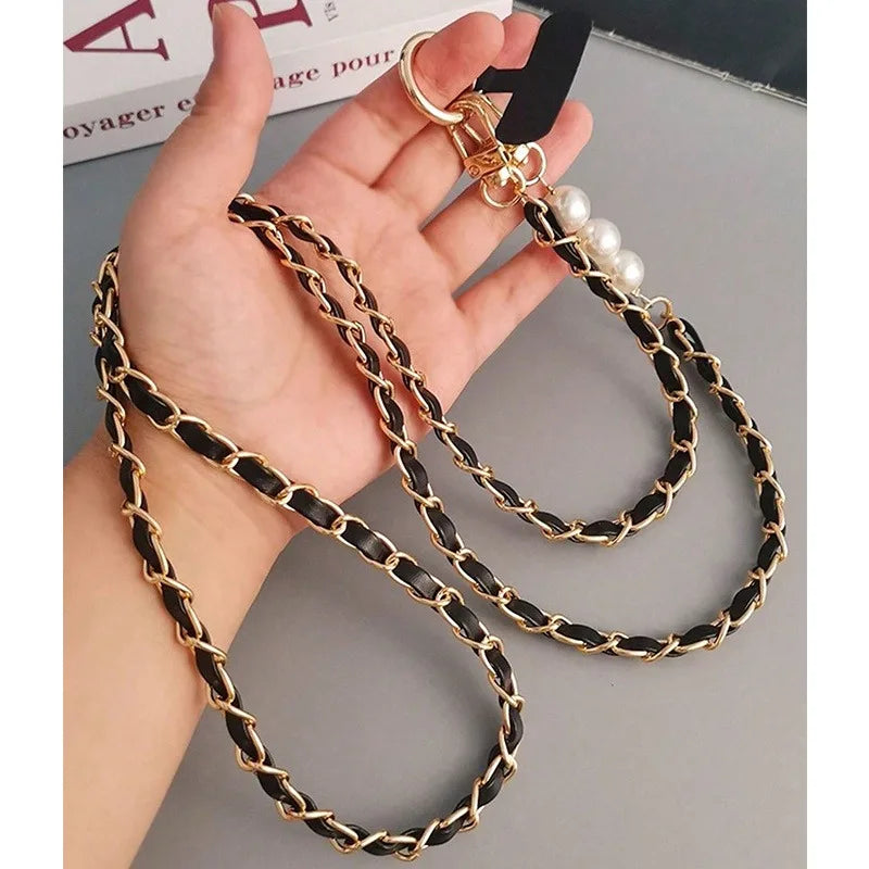 1pc Universal Phone Lanyards Designed with long rope And Shoulder Strap,Specifically Made for Women,Featuring Pearl Pickup Chain