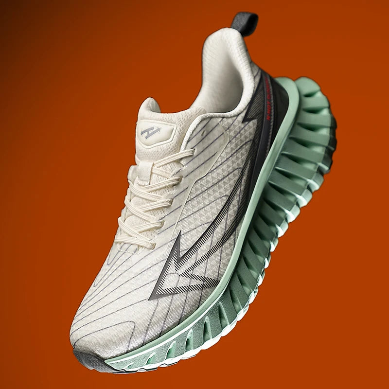 Mens Running Shoes Summer New Breathable Professional Marathon Training Sneakers Cushioning Flat Tennis Shoes for Man