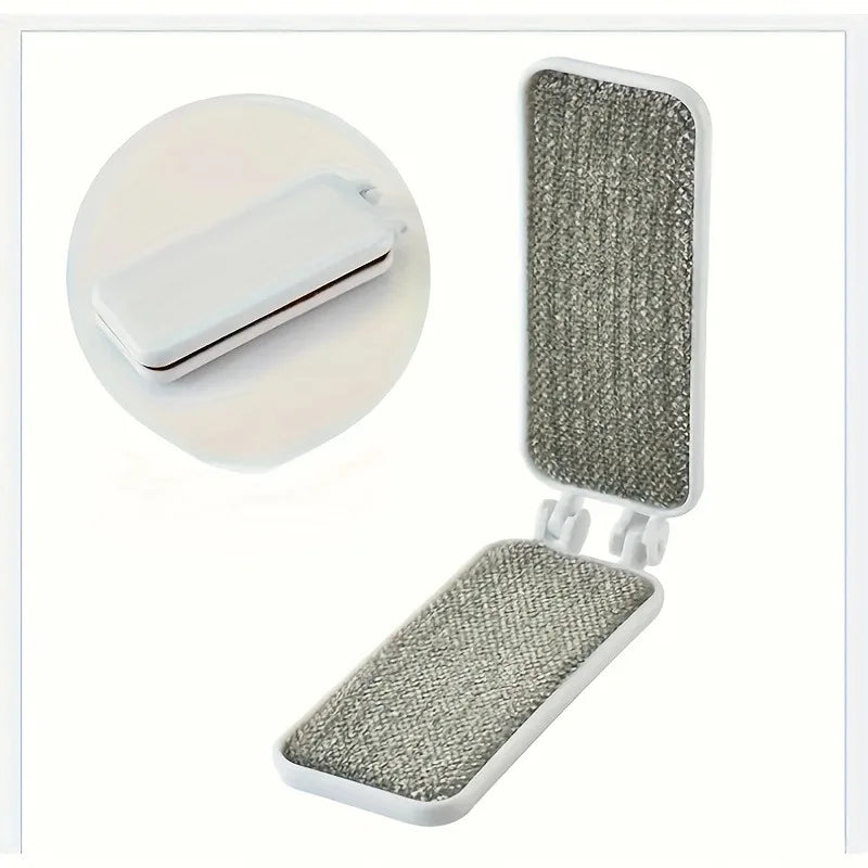 1pc Portable Foldable Double-Sided Lint Remover Brush, Cleaning Brush for Clothes, for Home Sofa and Bedroom Clothing Care Tool