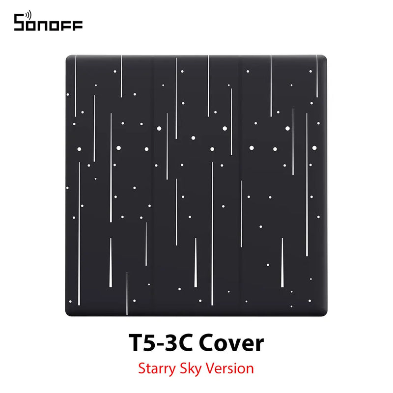 SONOFF TX Ultimate Smart WiFi Wall Touch Switch Cover Replaceable Stylish Cartoon Star Version Compatible with T5-86 Wall Switch