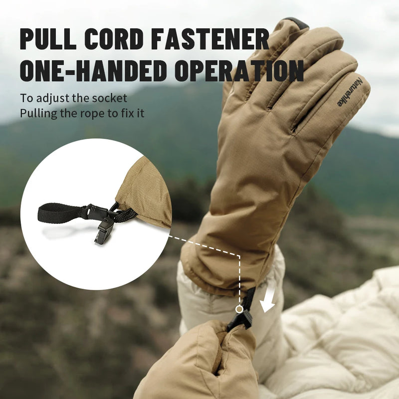 Naturehike Outdoor Gloves Waterproof Windproof Riding Mountaineering Hiking Non-slip Wear-resistant Touch Screen Thick Glove