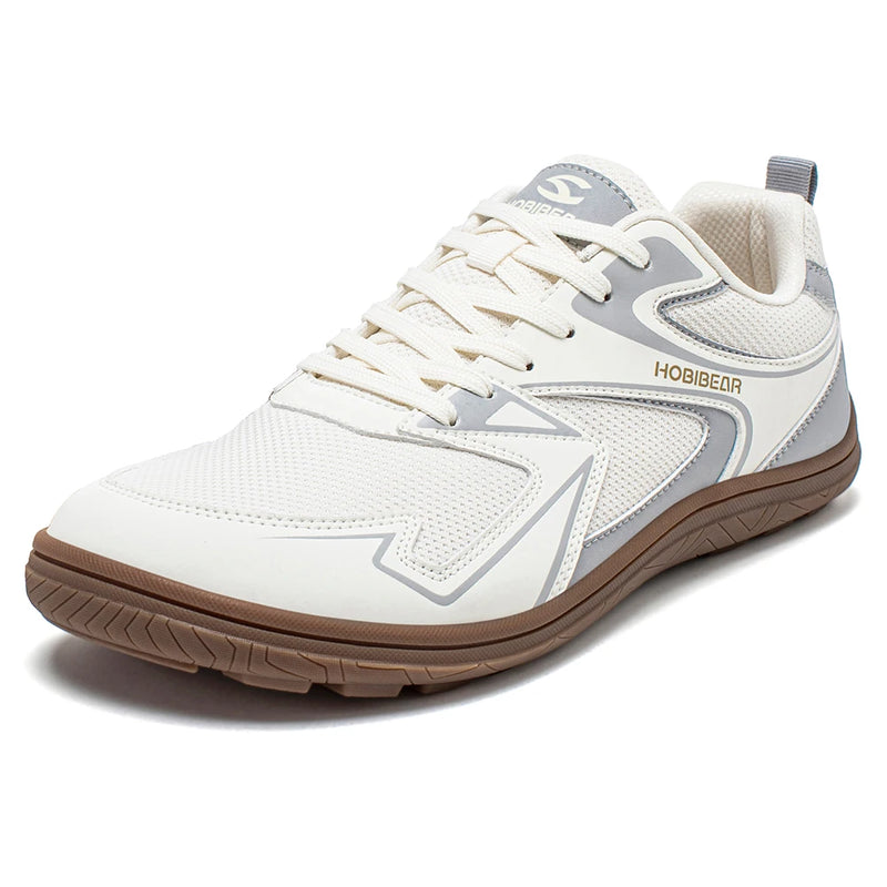 HOBIBEAR Barefoot Minimalist Shoes Unisex Wide Width Outdoor Running Sneakers Zero-Drop Non Slip Walking Shoes for Women Men
