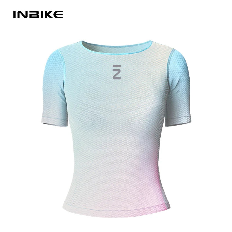INBIKE 2024 New Women‘s Cycling Underwear Base Layer Bike Base Tops Bicycle Sweatshirt Tank Road Bike Undershirts Clothing