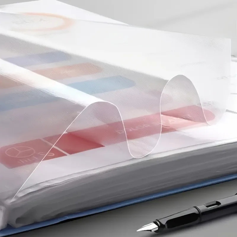 1pc A4 Folder Suitable for High Transparency And Durable Document Storage in Offices, Schools,Portable,Ideal for Study Supplies