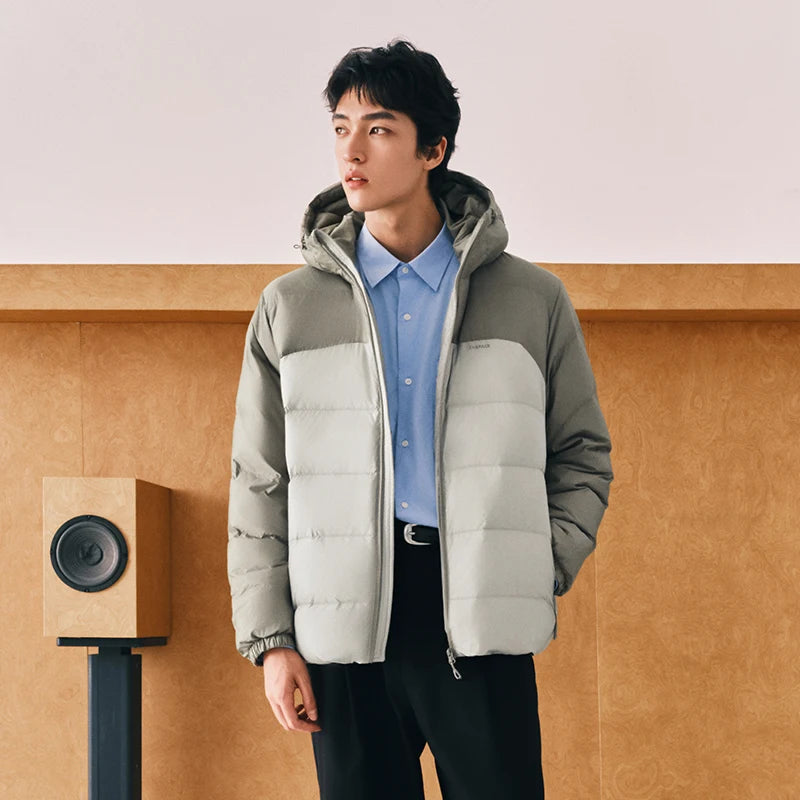 Semir Men Down Jacket Water Repellent 90 Percent Down Fill 2026 Winter Cold Weather Everyday Style Outdoor Layer