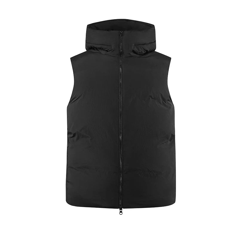 Semir Down Vest Men Three-Resistant Loose Hooded Outerwear 2024 New Winter Stacking Solid Color Versatile Sleeveless Top