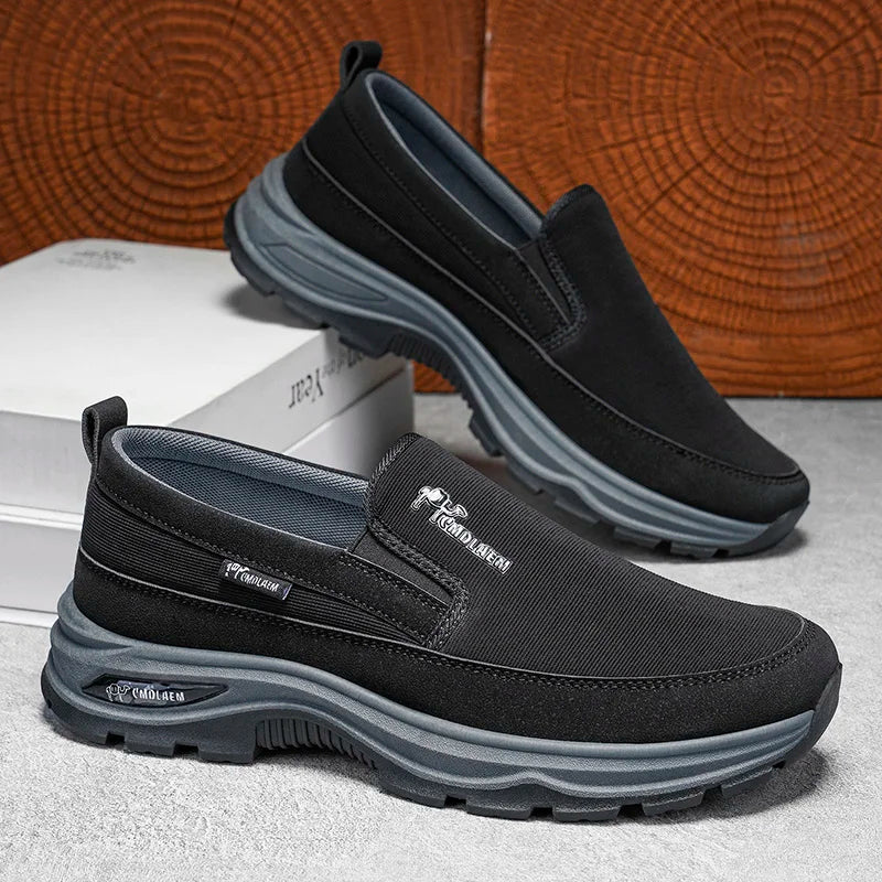 Mens Walking Shoes Lightweight Breathable Mesh Cushioned EVA Midsole Soft Comfortable Suitable Daily Walking Travel Sports Shoes