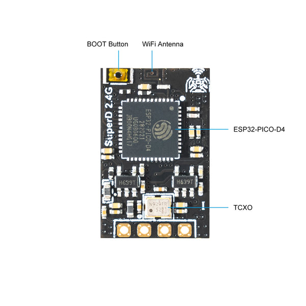 ឧបករណ៍ទទួលសញ្ញាចម្រុះ BETAFPV SuperD ELRS 2.4G/915MHz/868MHz