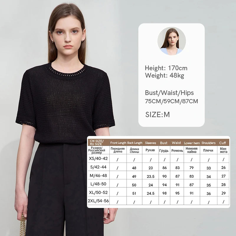 អាវក្រៅ AMII ម៉ូដសាមញ្ញ ដៃខ្លី ក អូ ងាយស្រួលដកដង្ហើម ពណ៌បៃតង ប៉ាក់ សម្លៀកបំពាក់ស្ត្រី 12552106