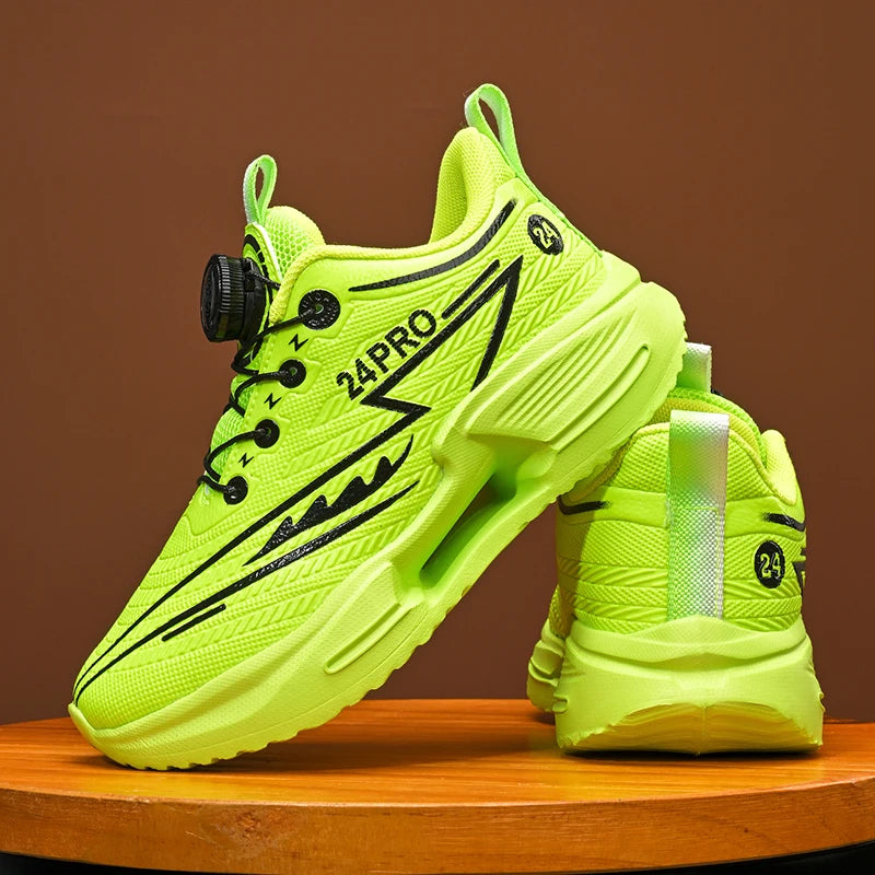 Childrens Sports Shoes 2025 Autumn New Ultra Light Cushioned Sneakers Outdoor Training Flat Comfortable Running Shoes for Kids