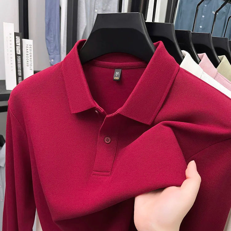 Premium Cotton Polo Shirt - Bright Yellow Green (17 Colors Available) | 260g Mercerized Pima Cotton | Classic Essential Style