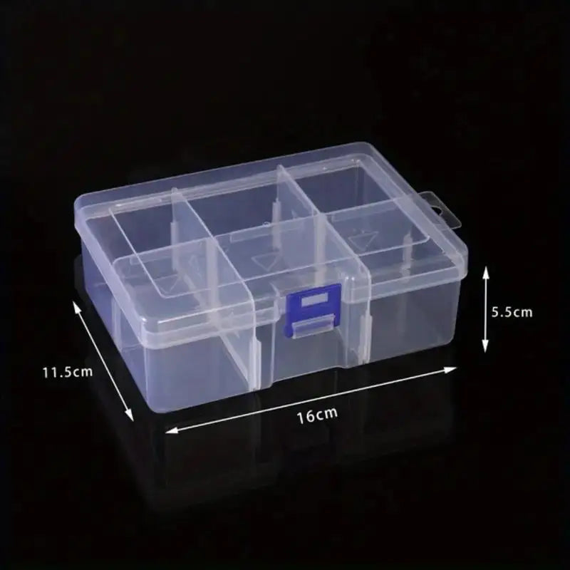 Transparent plastic storage box-dustproof and waterproof storage box for storing screwdrivers tools/jewelry with clear vision