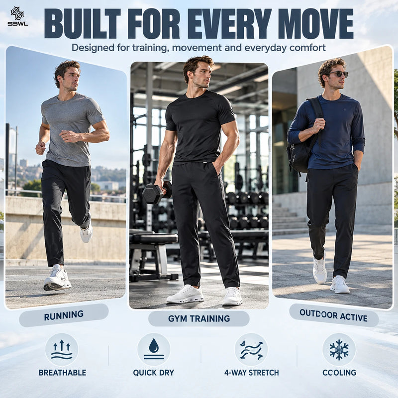 SBWL 2026 New Winter-Spring High-Quality Men's Outdoor Sports Cycling Mountaineering Long Pants Casual Pants tops