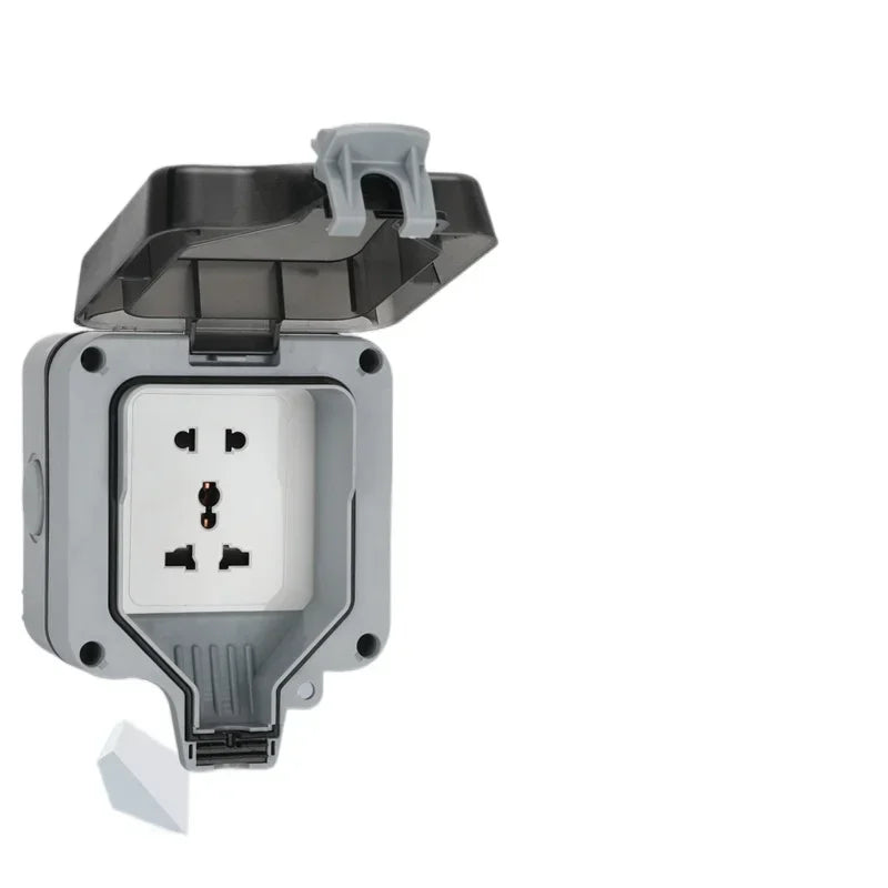 IP66 rainproof charging EU socket rainproof splashproof outdoor international universal power socket,South Africa 15A socket