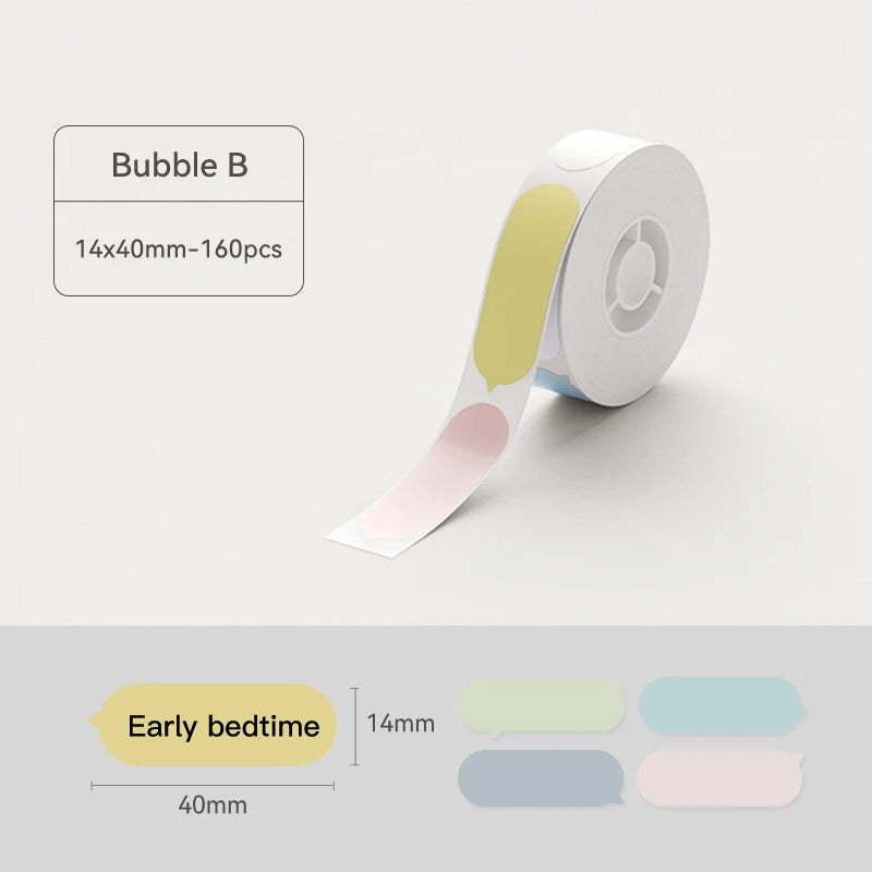 Niimbot Waterproof Anti-Oil Printing Label Paper Scratch-Resistant Tape Sticker for D11 D110 D101 H1S Mini Thermal Label Printer