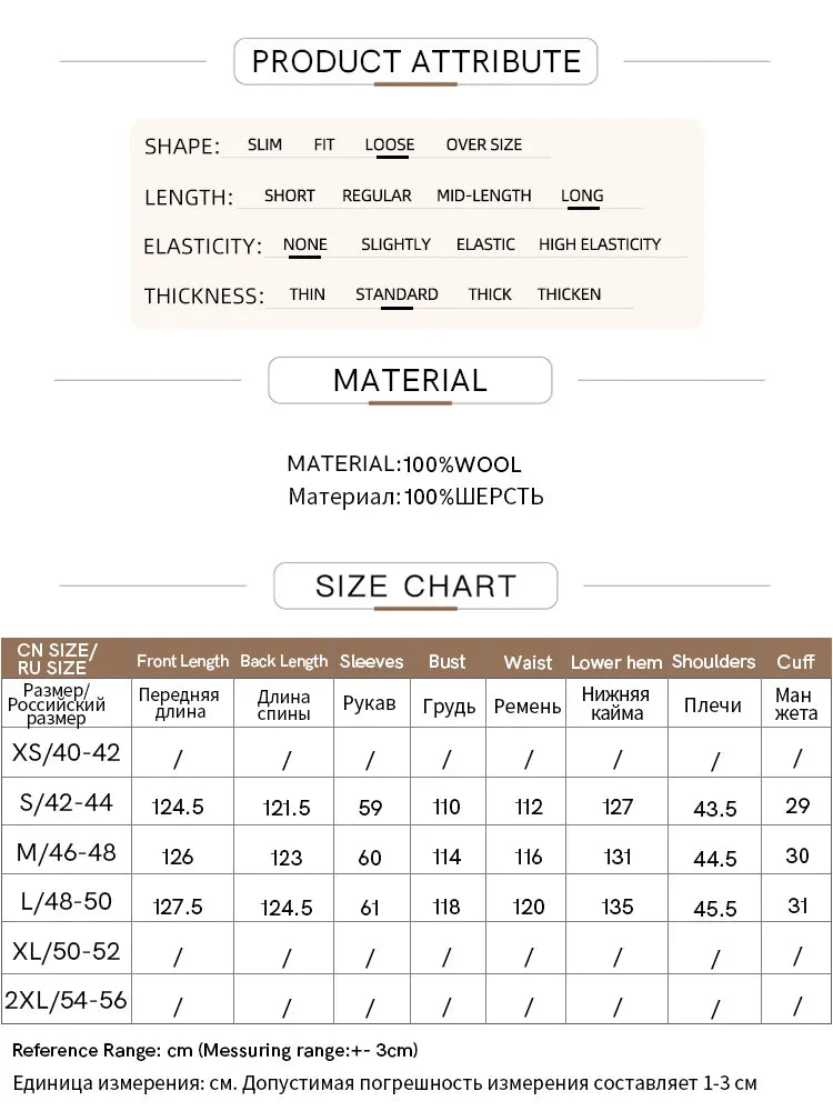 Amii Minimalist Winter Clothes Women 2026 Long Coat 100% Woolen Coat New Chinese Style Office Lady  Soild Loose Jacket 12424017