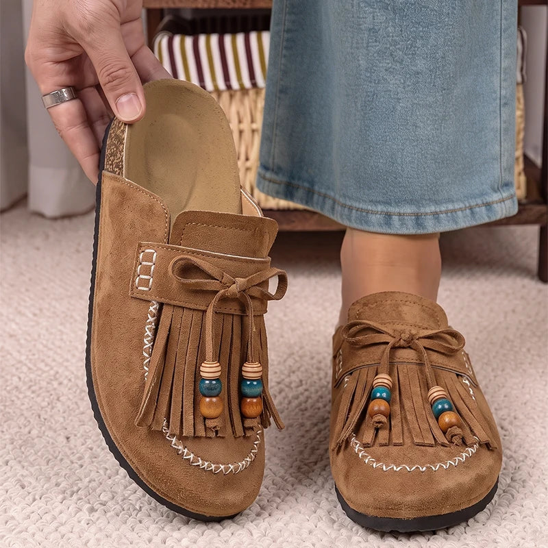 Men women's Mules casual shoes four season new breathable light soft-sole non-slip comfort fashion outdoor walking semi slippers