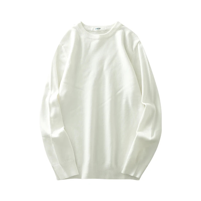 DUKEEN Dralon/sheep Wool Blend Men's Sweater 2025 Autumn and Winter Thick Warm Crew-Neck Knitwear Man Undershirt
