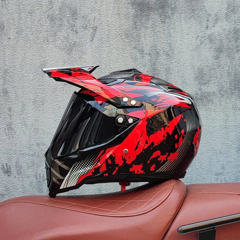 Off road motorcycle helmet, forest speed drop DH helmet, full coverage road rally helmet, suitable for all seasons