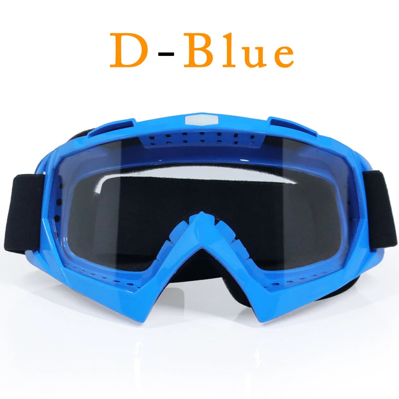 Adult  Motocross Goggles Motorcycle goggles Glasses ATV Clear Lens Ski Helmet Googles Off-road for Kawasaki Oculos Gafas