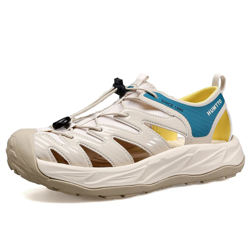 HUMTTO Beach Sandals Breathable Luxury Designer Shoes for Women Platform Summer Water Woman Shoe Quick Dry Womens Flat Sneakers