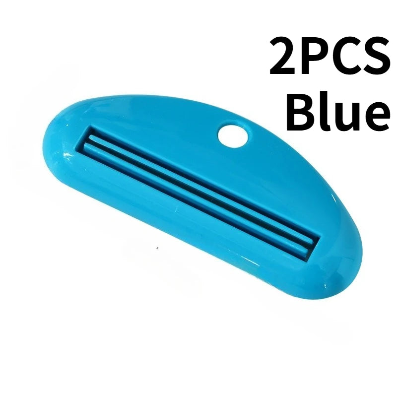 2Pcs Manual Toothpaste Squeezers - Ergonomic Grip, for Multifunction Squeeze toothpaste, facial cleanser and other items