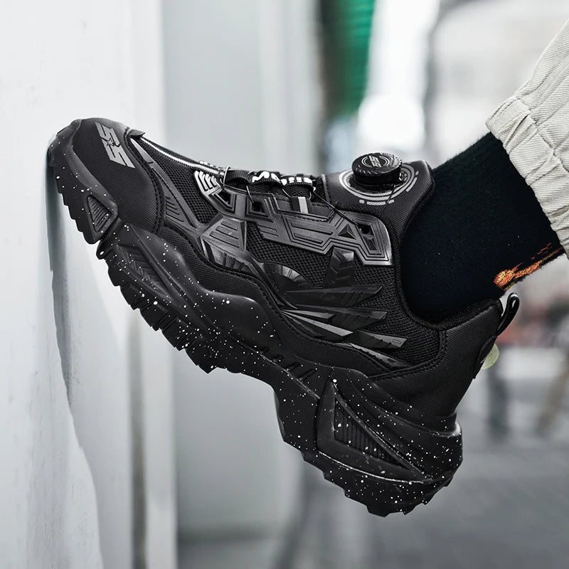 Men's racing casual sneakers New Four seasons classic outdoor running shoes breathable lightweight Thick sole speed sports shoes