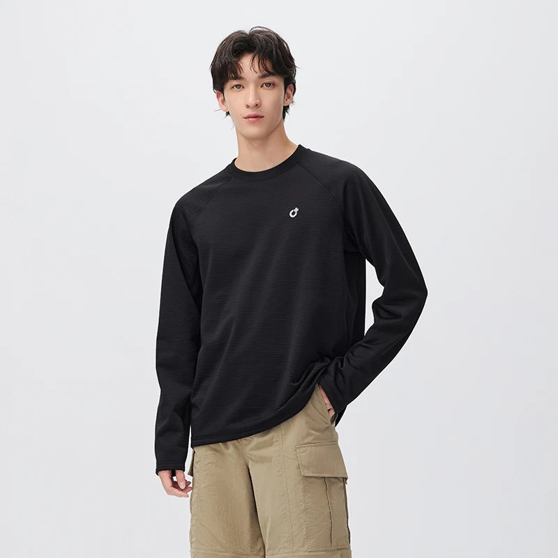 Semir Men Knit Tshirt Moisture Wicking Quick Dry Breathable Reflective Detail Graphic Print Raglan Sleeve 2026 New