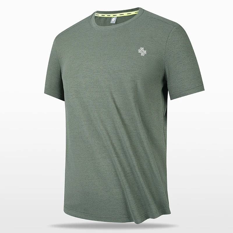 2026 Compression T Shirt Men Summer Sportswear Running T-shirt Elastic Quick Dry Sport Tops Tee Athletic Gym Workout Shirts Men