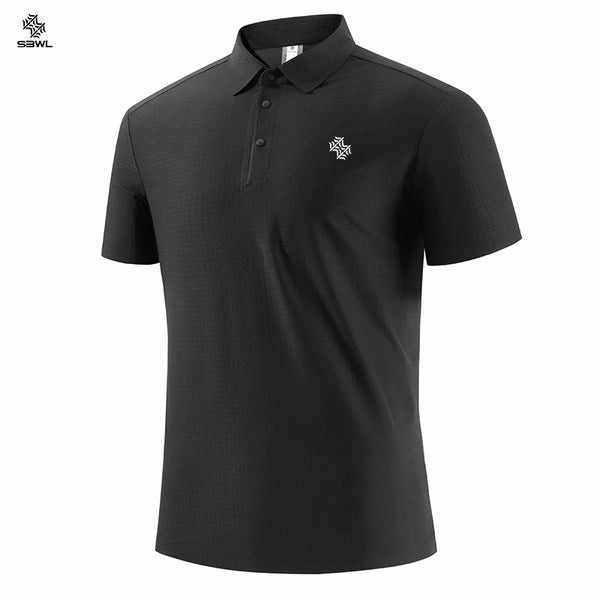 SBWL Summer Simple Printed Men's High-Quality Short-Sleeved T-Shirt for Outdoor Sports and Breathability Tops