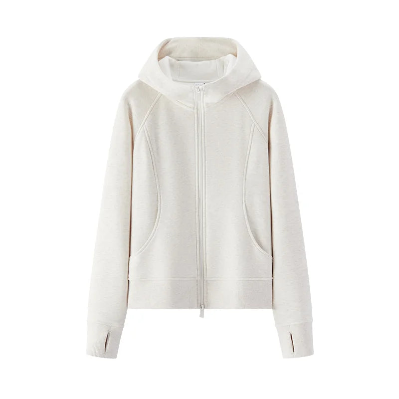 Semir Winter Jacket Women Raglan Sleeve Slim Fleece Lined 2026 New Slim Casual Jacket Women'S Cloth
