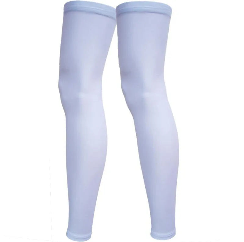 Mieyco Men Summer Ice Silk Leggings UV Sun Protection Leg Covers for Cycling Running Outdoor Sports Perneras Ciclismo Hombre