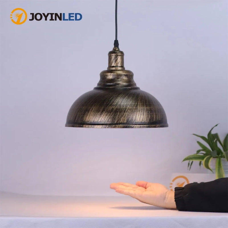 JOYINLED Modern Creative Chandelier Single Head Wrought Iron Retro Industrial Style Office Decoration Lighting Pendant Lamp