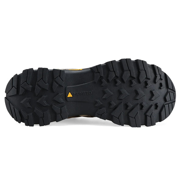 HUMTTO Men's Hiking Shoes Non-slip Outdoor Climbing Shoes for Man Genuine Leather Men Trekking Shoes Breathable Outdoor Sneakers