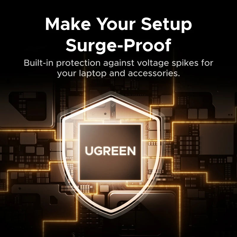 UGREEN Maxidok Thunderbolt 5 Docking Station 10-in-1 USB-C HUB 2xTBT5 140W 120Gbps 8K60Hz DP SD&TF Gigabit RJ45 for Laptop PC