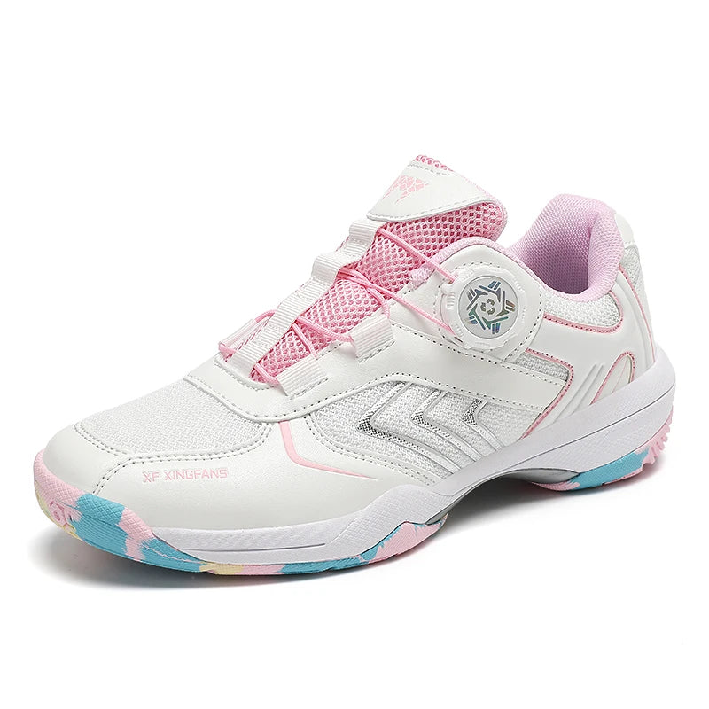 Mens Badminton Shoes High Elasticity Midsole Support Strong Wrapping Indoor Outdoor Fields Anti Twist Stable Training Sneakers