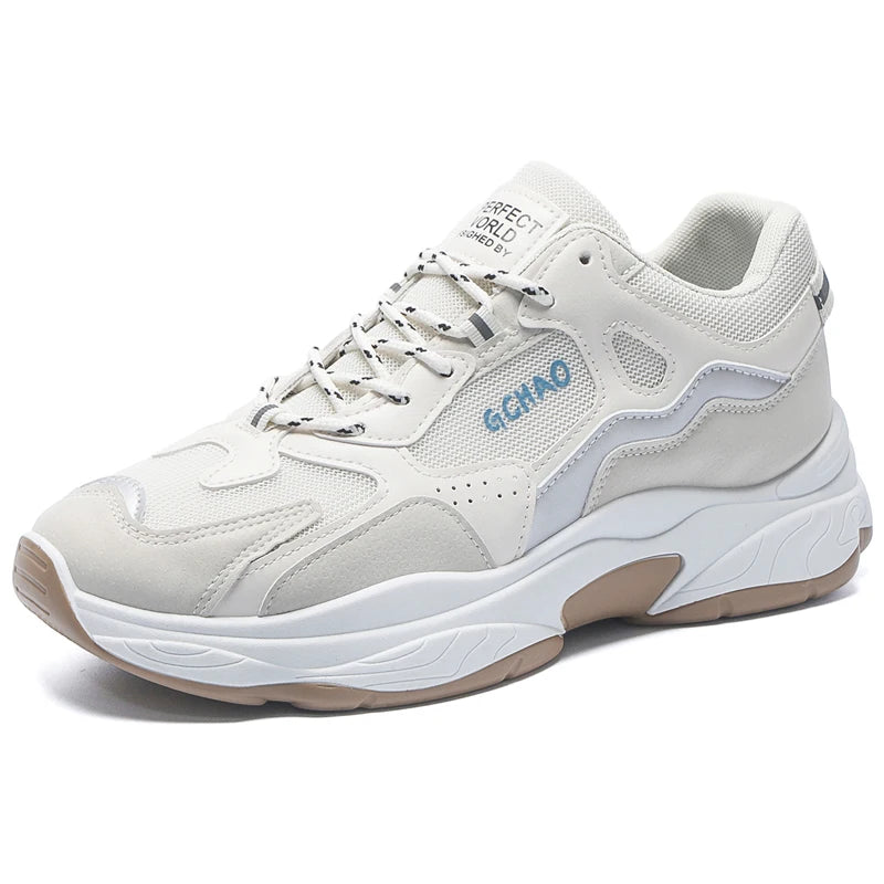 Men's casual sneakers spring summer new breathable soft-sole anti-slip outdoor racing running shoes students speed sports shoes