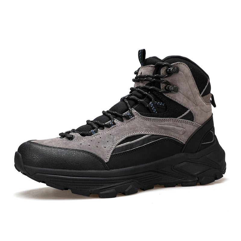 HUMTTO Hiking Boots for Men Outdoor Anti-slip Mountain Sneakers Man Keep Warm Trekking Shoes Winter Designer Men's Sports Shoe
