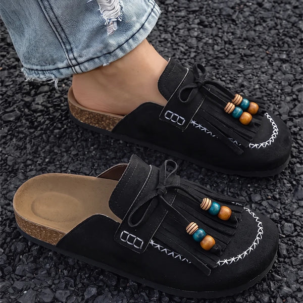 Men women's Mules casual shoes four season new breathable light soft-sole non-slip comfort fashion outdoor walking semi slippers