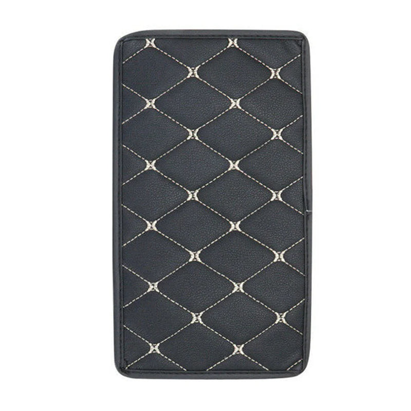 1PC Arm Rest Car PU Leather Auto Armrests Cushion Storage Box Cover Mats Arm Rest Protector Pad Car Interior