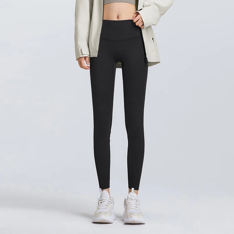 Semir Stretch Leggings Women High Elastic Tummy Control Slim Fit Black Cut Free Shark Pants 2026 Spring Stylish Bottoms