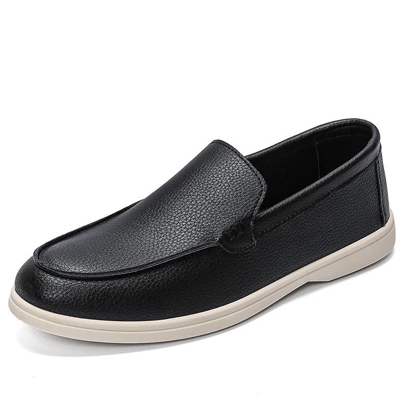 Men's slip on casual shoes Four Seasons new breathable lightweight soft-sole comfort outdoor youth party sports tide board shoes