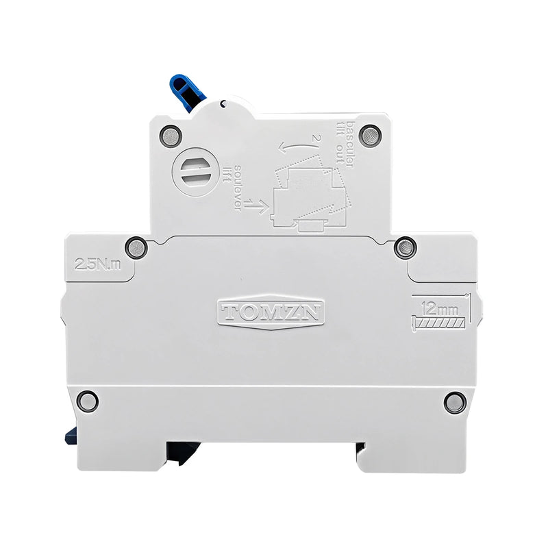 TOMZN 1P AC MCB TOB1-63H C Type AC 230/400V~ 50/60Hz Mini Circuit Breaker 3A 6A 10A 16A 20A 25A 32A 40A 50A 63A