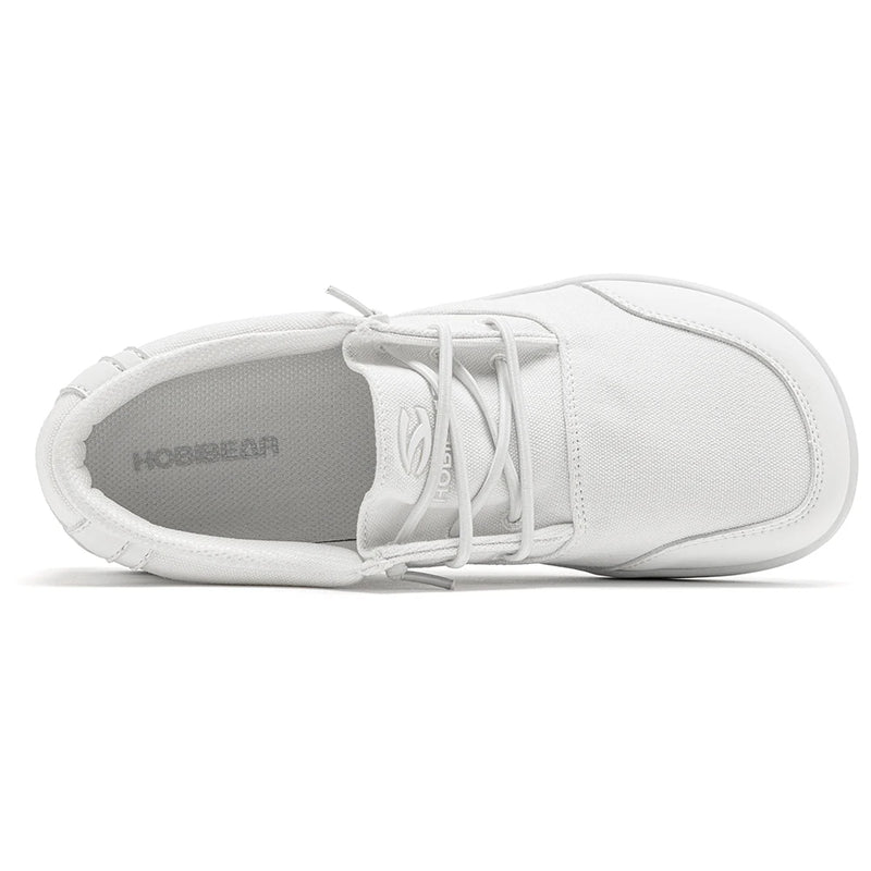 HOBIBEAR Unisex Barefoot Loafers Shoes Wide Toe Canvas Lightweight Sneakers Non Slip Casual Comfortable Boat Shoes