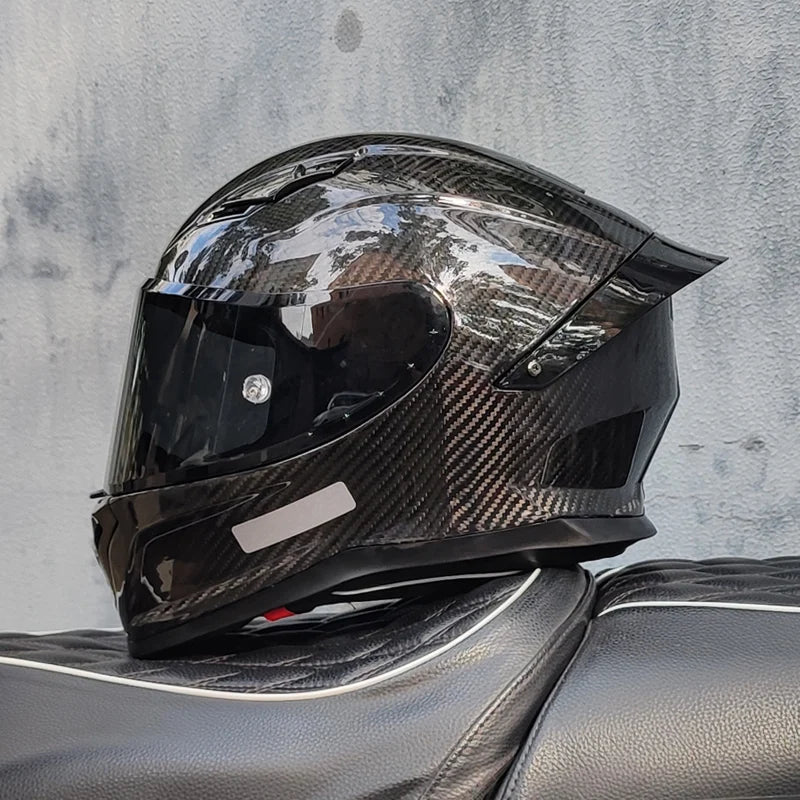 Casco De Motocross Helmet Casco Patinete Electrico Mainland China Helmets Unisex Full Face Dot Carbonfiber